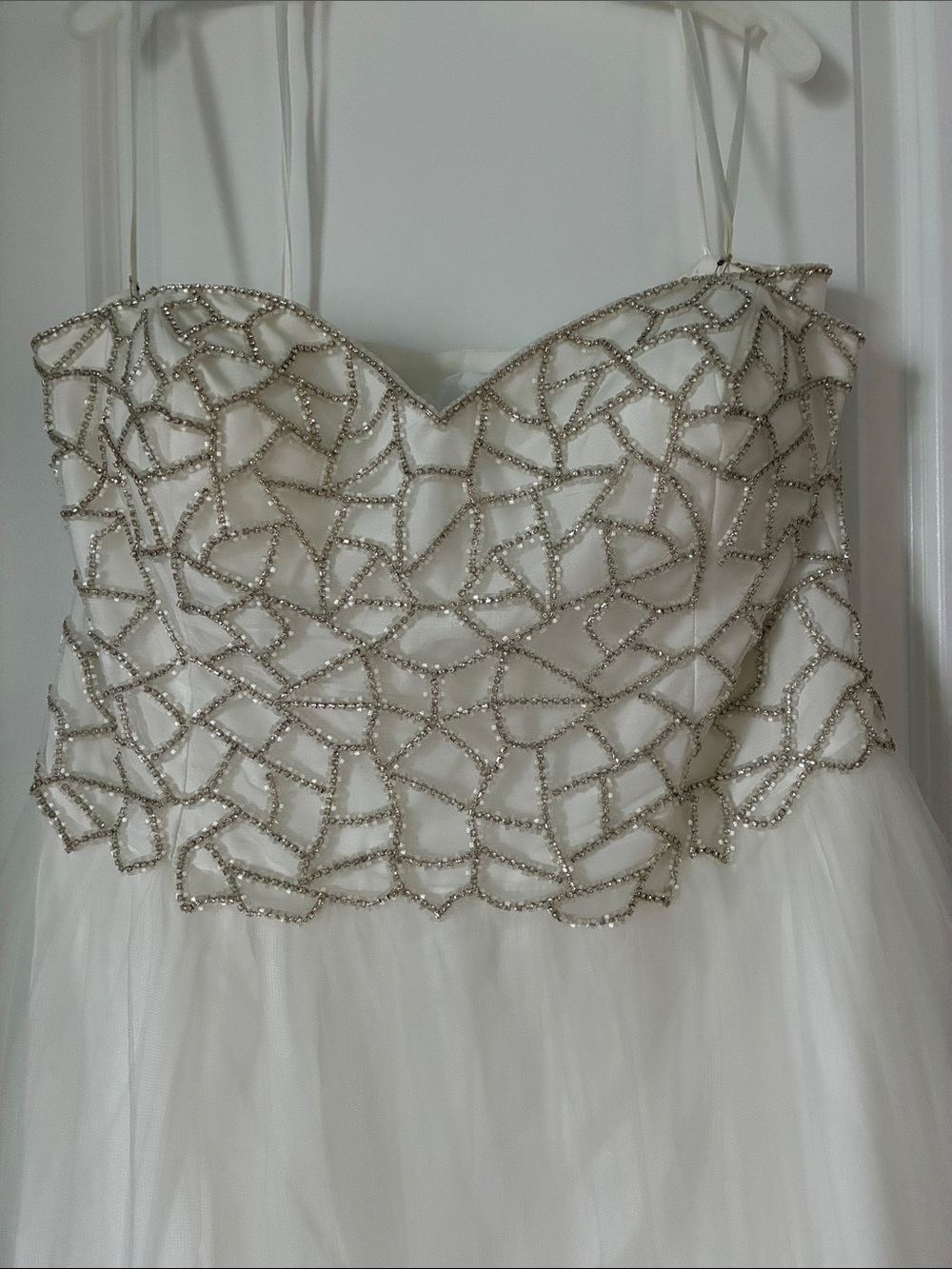 Elegant White and silver plus dress! - Picture 2 of 6